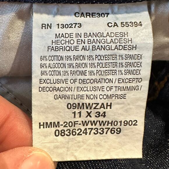 Wrangler Western Bootcut Jeans in a Womens 11 x 34 - Picture 3 of 7